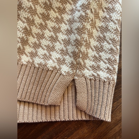 SDENCIN Houndstooth V Neck Knit Sweater Vest - Picture 5 of 6